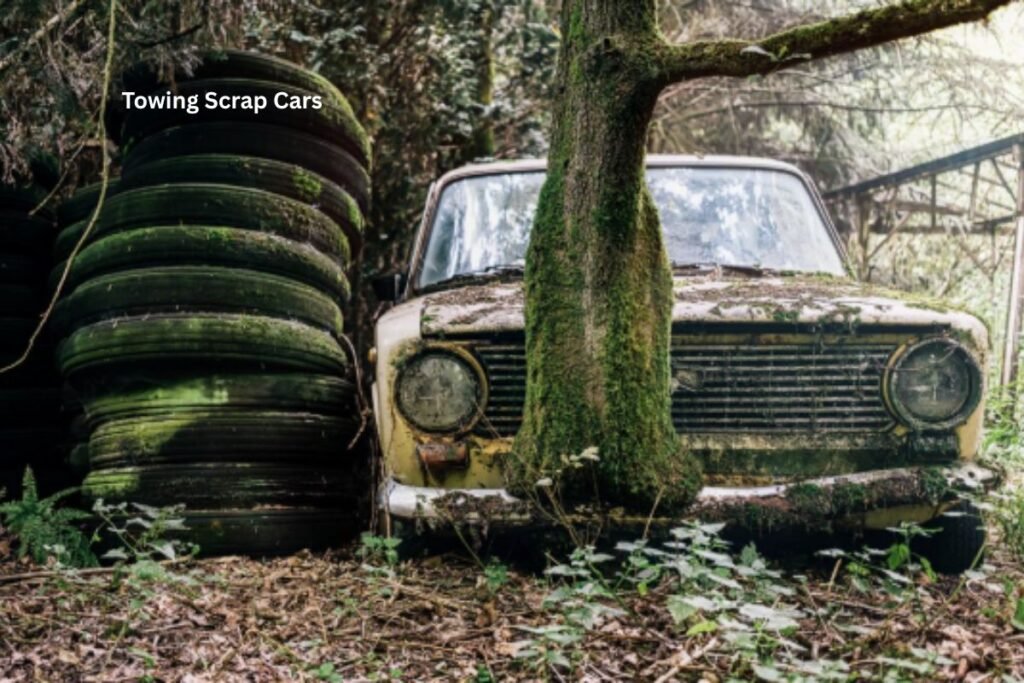 Towing Scrap Cars